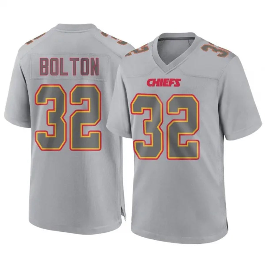Punc KC.Chiefs #32 Nick Bolton Player Gray Limited Game Stitched Jerseys