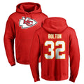 Punc KC.Chiefs #32 Nick Bolton Player Red Pullover Hoodies Stitched Jerseys
