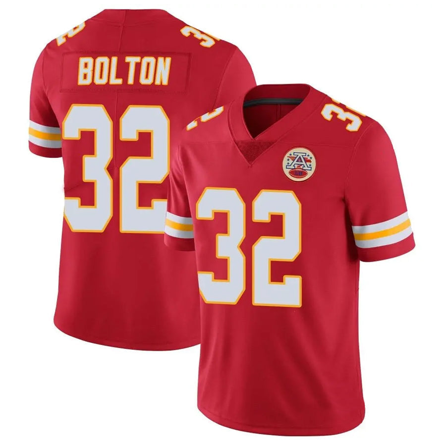 Punc KC.Chiefs #32 Nick Bolton Player Red Vapor Limited  Stitched Jerseys
