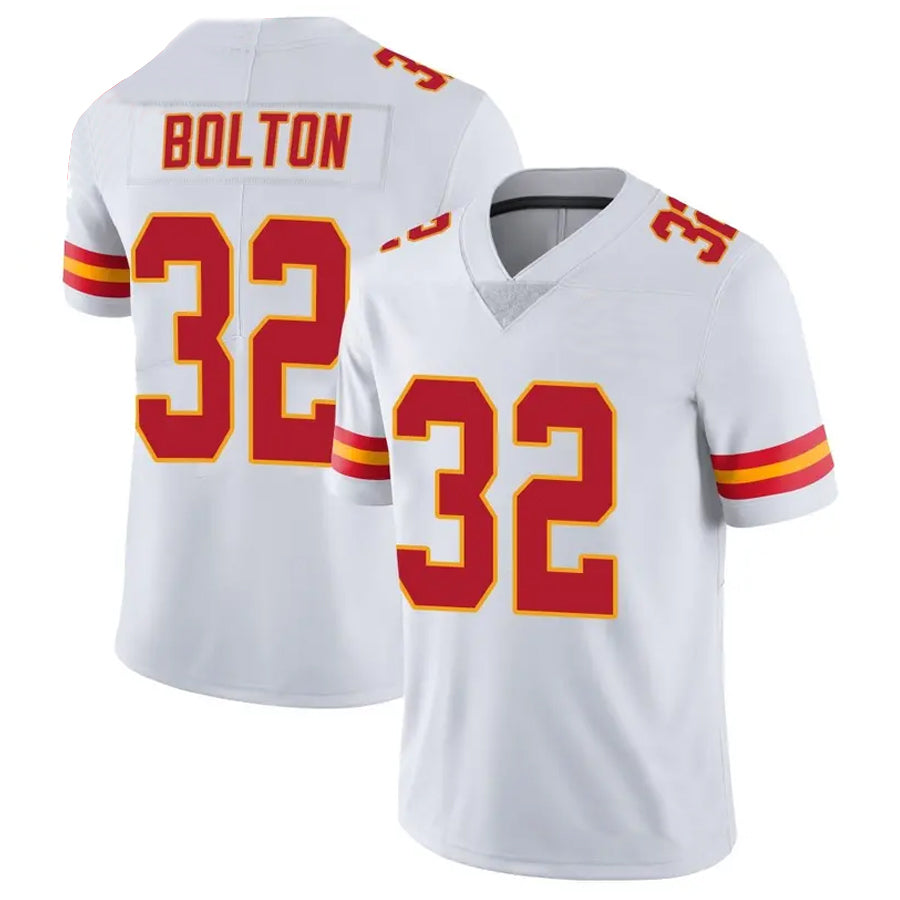 Punc KC.Chiefs #32 Nick Bolton Player White Vapor Limited Stitched Jerseys