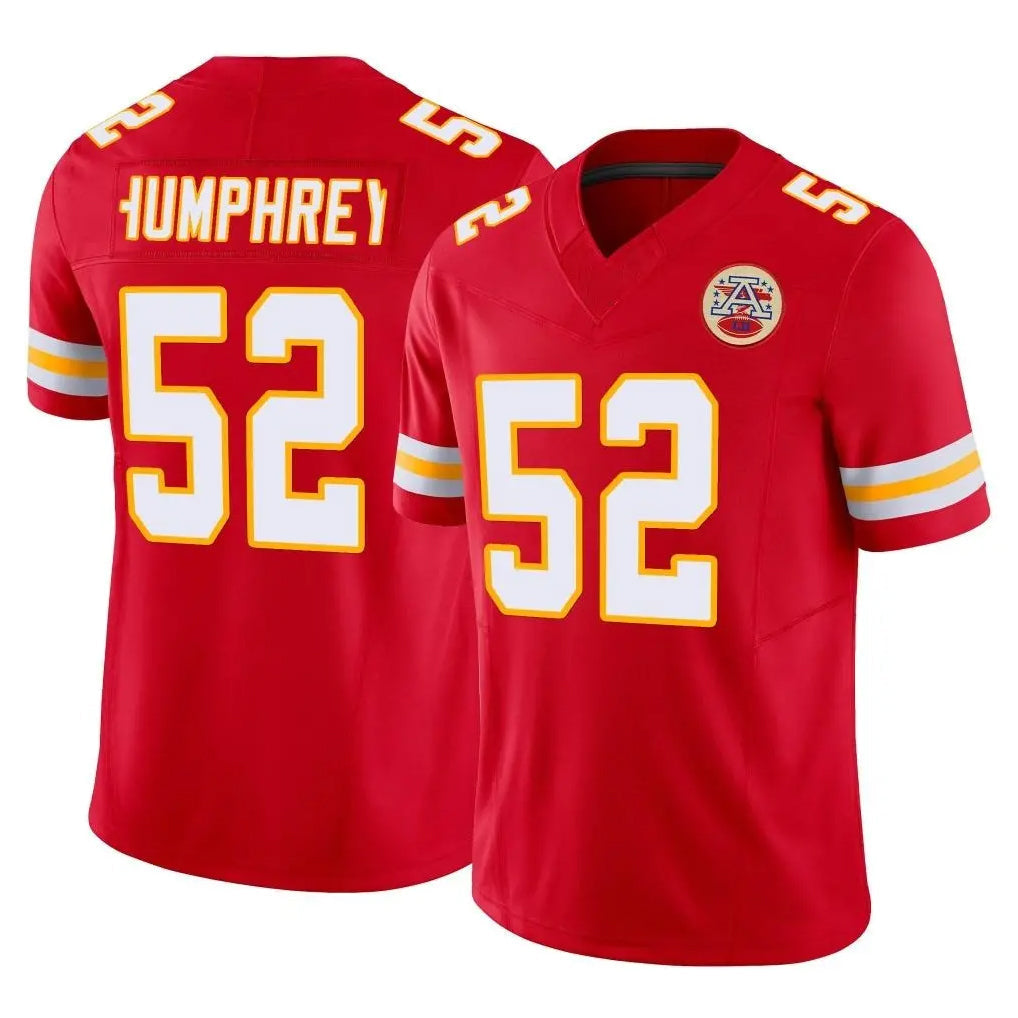 Punc KC.Chiefs #52 Creed Humphrey Player Red Limited Vapor F.U.S.E. Home Game Stitched Jerseys