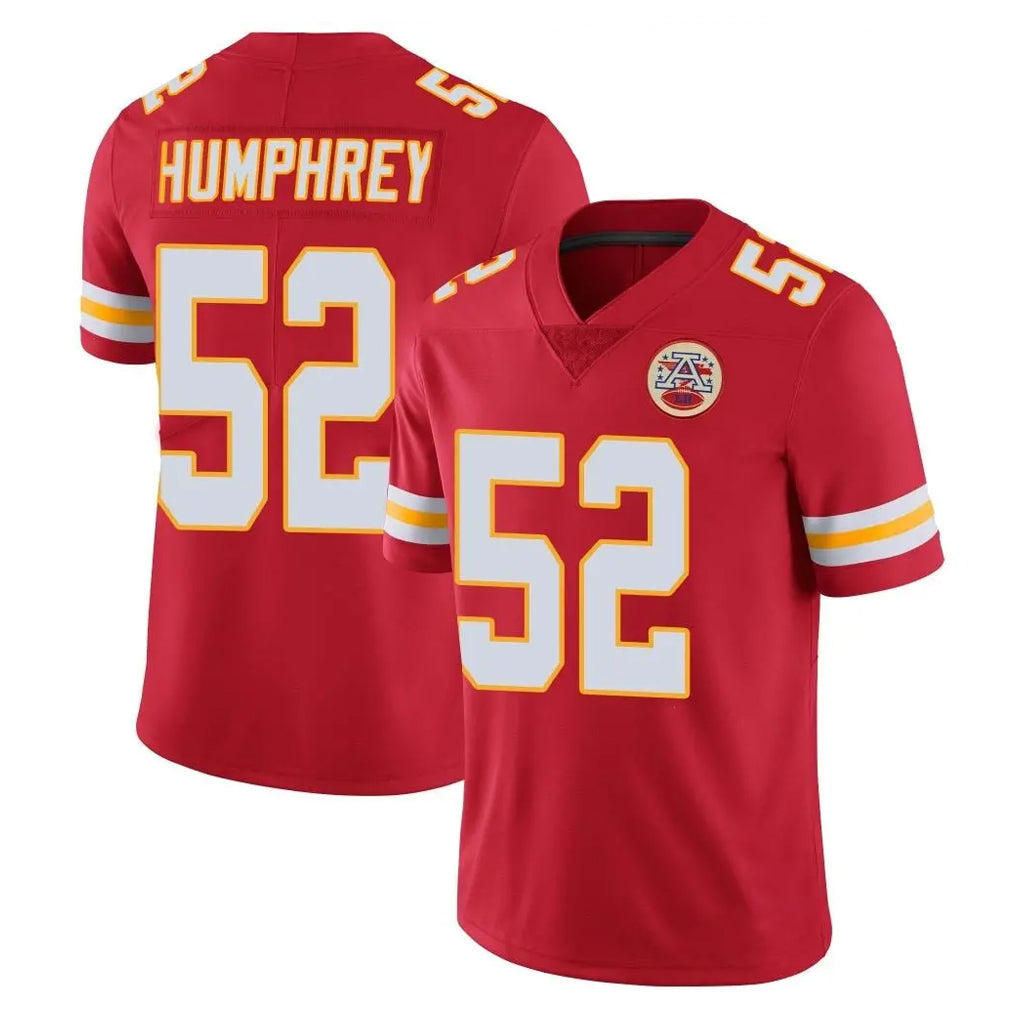 Punc KC.Chiefs #52 Creed Humphrey Player Red Limited Vapor Untouchable Home Game Stitched Jerseys