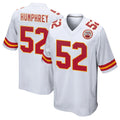Punc KC.Chiefs #52 Creed Humphrey Player White Home Game Stitched Jerseys