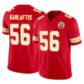 Punc KC.Chiefs #56 George Karlaftis Player Red Limited Vapor F.U.S.E. Home Game Stitched Jerseys