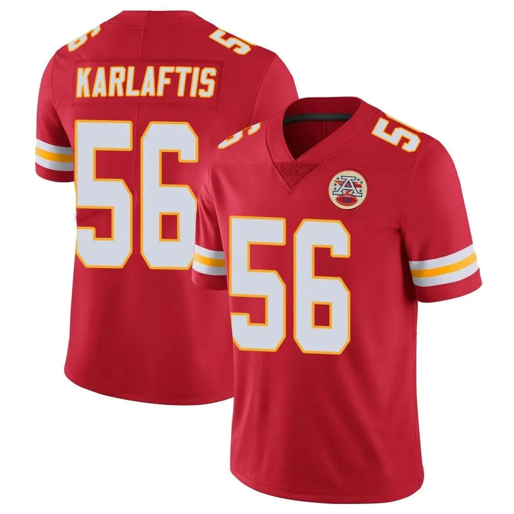 Punc KC.Chiefs #56 George Karlaftis Player Red Limited Vapor Untouchable Home Game Stitched Jerseys