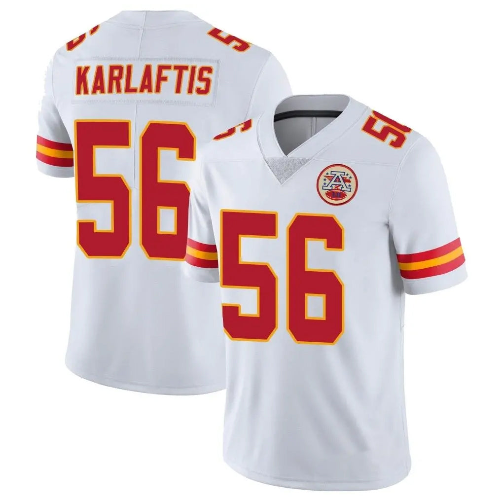 Punc KC.Chiefs #56 George Karlaftis Player White Limited Vapor Untouchable Home Game Stitched Jerseys