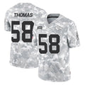 Punc KC.Chiefs #58 Derrick Thomas Player Arctic Camo Salute To Service Limited Game Stitched Jerseys