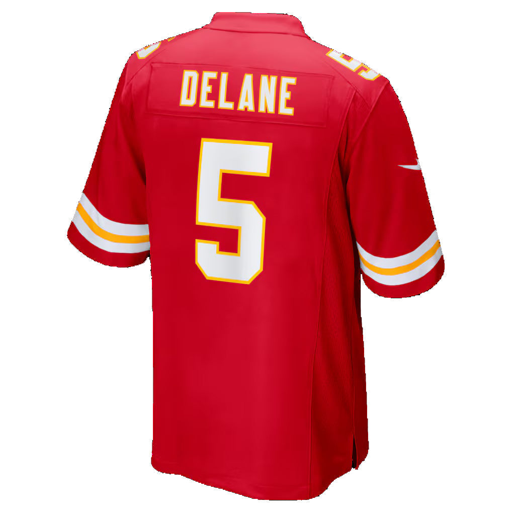 Punc KC.Chiefs #5 Mansoor Delane Red 2026 Draft First Round Pick No. 6 Team Game Stitched Jerseys