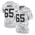 Punc KC.Chiefs #65 Trey Smith Player Arctic Camo Salute To Service Limited Game Stitched Jerseys