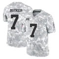 Punc KC.Chiefs #7 Harrison Butker Player Limited Arctic Camo Salute to Service Stitched Jerseys