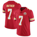 Punc KC.Chiefs #7 Harrison Butker Player Red Limited Vapor Untouchable Home Game Stitched Jerseys