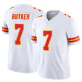 Punc KC.Chiefs #7 Harrison Butker Player White Vapor F.U.S.E. Limited Stitched Jerseys