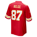 Punc KC.Chiefs #87 Travis Kelce Red Game Stitched Jerseys
