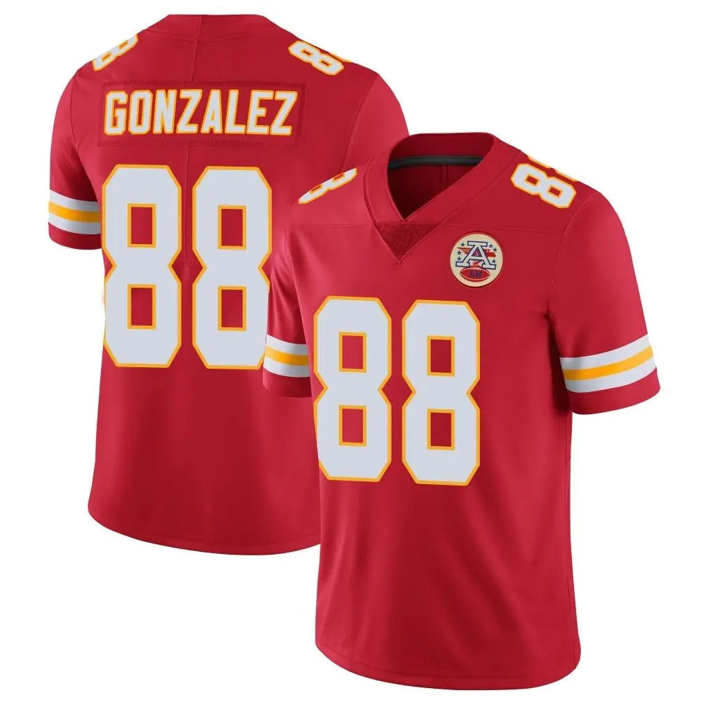 Punc KC.Chiefs #88 Tony Gonzalez Player Red Limited Vapor Untouchable Home Game Stitched Jerseys