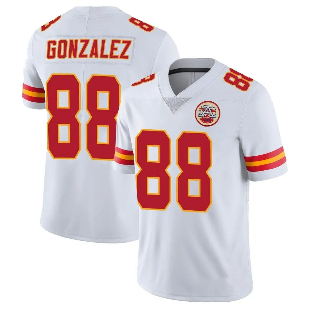 Punc KC.Chiefs #88 Tony Gonzalez Player White Limited Vapor Untouchable Home Game Stitched Jerseys