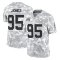 Punc KC.Chiefs #95 Chris Jones Player Arctic Camo Salute To Service Limited Game Stitched Jerseys