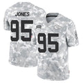 Punc KC.Chiefs #95 Chris Jones Player Arctic Camo Salute to Service Limited Stitched Jerseys