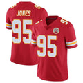 Punc KC.Chiefs #95 Chris Jones Player Red Limited Vapor Untouchable Home Game Stitched Jerseys