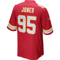 Punc KC.Chiefs #95 Chris Jones Red Game Stitched Jerseys