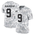 Punc KC.Chiefs #9 Kenneth Walker III Player Arctic Camo Salute To Service Limited Game Stitched Jerseys