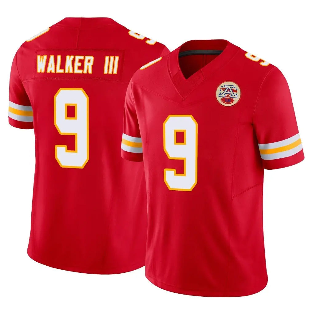 Punc KC.Chiefs #9 Kenneth Walker III Player Red Limited Vapor F.U.S.E. Home Game Stitched Jerseys