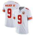 Punc KC.Chiefs #9 Kenneth Walker III Player White Limited Vapor Untouchable Home Game Stitched Jerseys