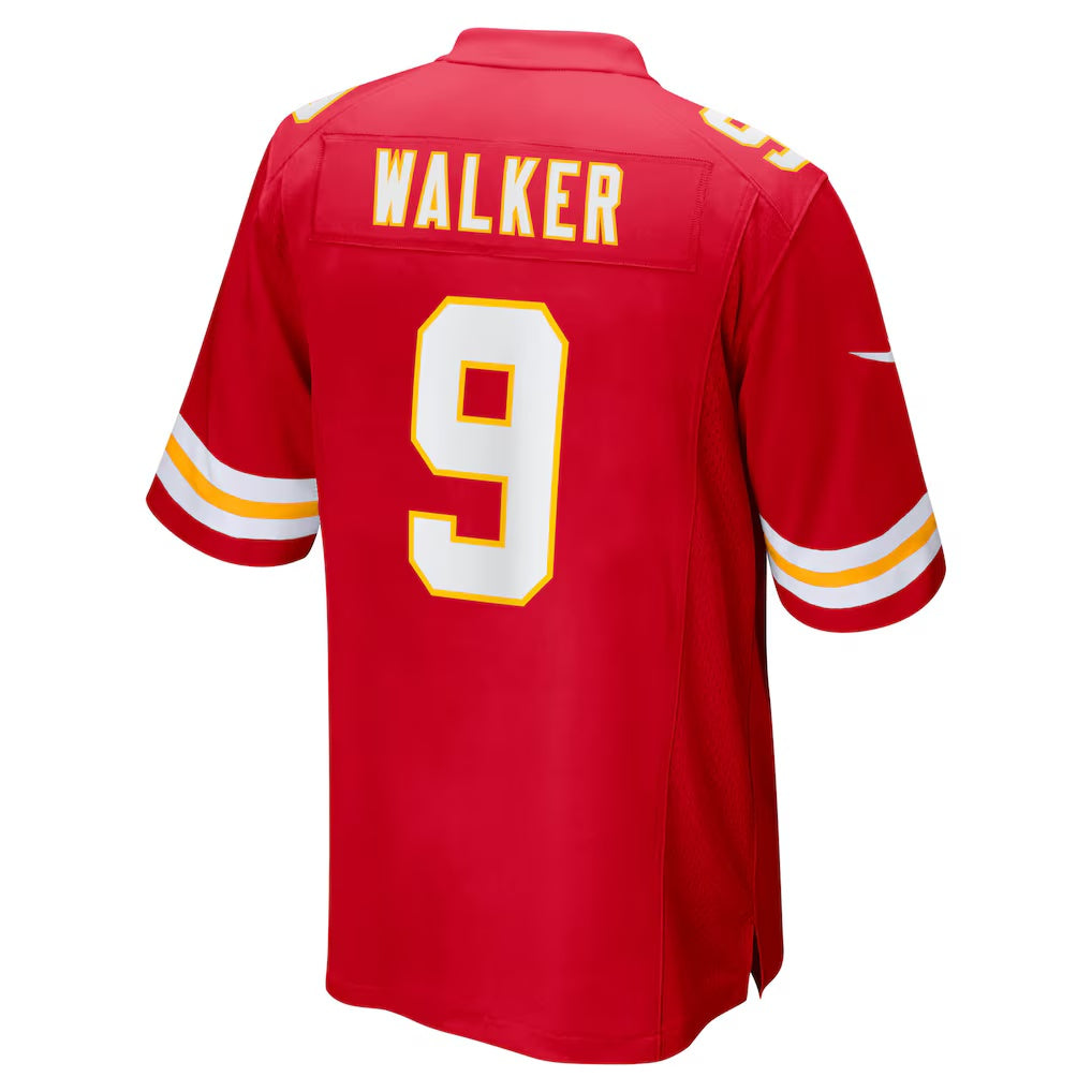 Punc KC.Chiefs #9 Kenneth Walker III Red Game Stitched Jerseys