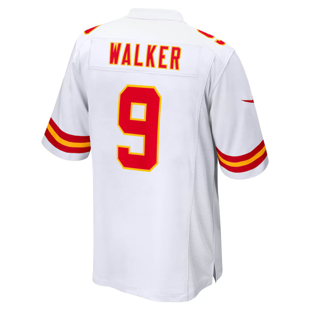 Punc KC.Chiefs #9 Kenneth Walker III White Game Stitched Jerseys
