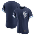 Punc KC.Royals Navy City Connect Limited Elite Home Blank Player Stitched Jerseys