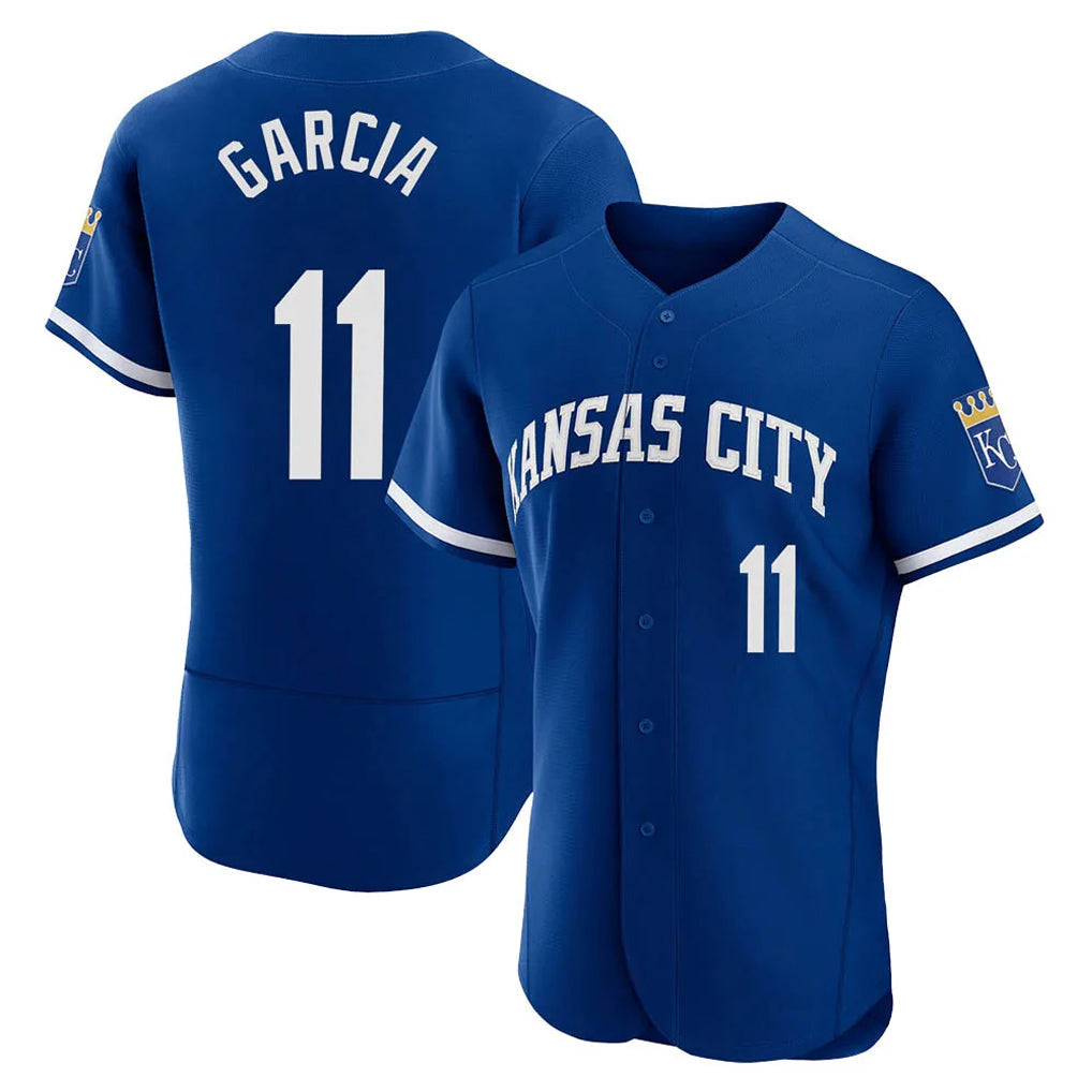 Punc KC.Royals #11 Maikel Garcia Player Royal City Connect Limited Elite Home Game Stitched Jerseys