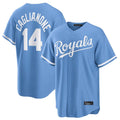 Punc KC.Royals #14 Jac Caglianone Player Light Blue Home Game Stitched Jerseys