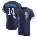 Punc KC.Royals #14 Jac Caglianone Player Navy City Connect Limited Elite Home Stitched Jerseys