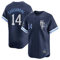 Punc KC.Royals #14 Jac Caglianone Player Navy City Connect Limited Home Stitched Jerseys