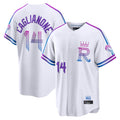Punc KC.Royals #14 Jac Caglianone Player White 2026 City Connect Limited Home Stitched Jerseys