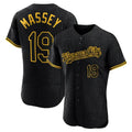 Punc KC.Royals #19 Michael Massey Player Black Snake Skin City Limited Elite Stitched Jerseys