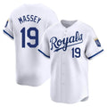 Punc KC.Royals #19 Michael Massey Player White Alt Limited Home Stitched Jerseys