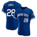 Punc KC.Royals #28 Kyle Isbel Player Royal City Connect Limited Elite Home Game Stitched Jerseys