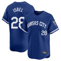 Punc KC.Royals #28 Kyle Isbel Player Royal Limited Home Stitched Jerseys