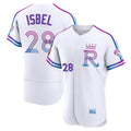 Punc KC.Royals #28 Kyle Isbel Player White 2026 City Connect Limited Elite Home Stitched Jerseys