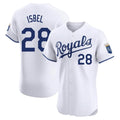 Punc KC.Royals #28 Kyle Isbel Player White Alt Limited Elite Home Stitched Jerseys
