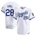 Punc KC.Royals #28 Kyle Isbel Player White Alt Limited Home Stitched Jerseys