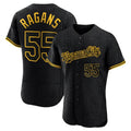 Punc KC.Royals #55 Cole Ragans Player Black Snake Skin City Limited Elite Stitched Jerseys