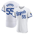 Punc KC.Royals #55 Cole Ragans Player White Limited Elite Home Game Stitched Jerseys