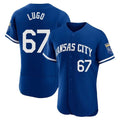 Punc KC.Royals #67 Seth Lugo Player Royal Limited Elite Home Stitched Jerseys