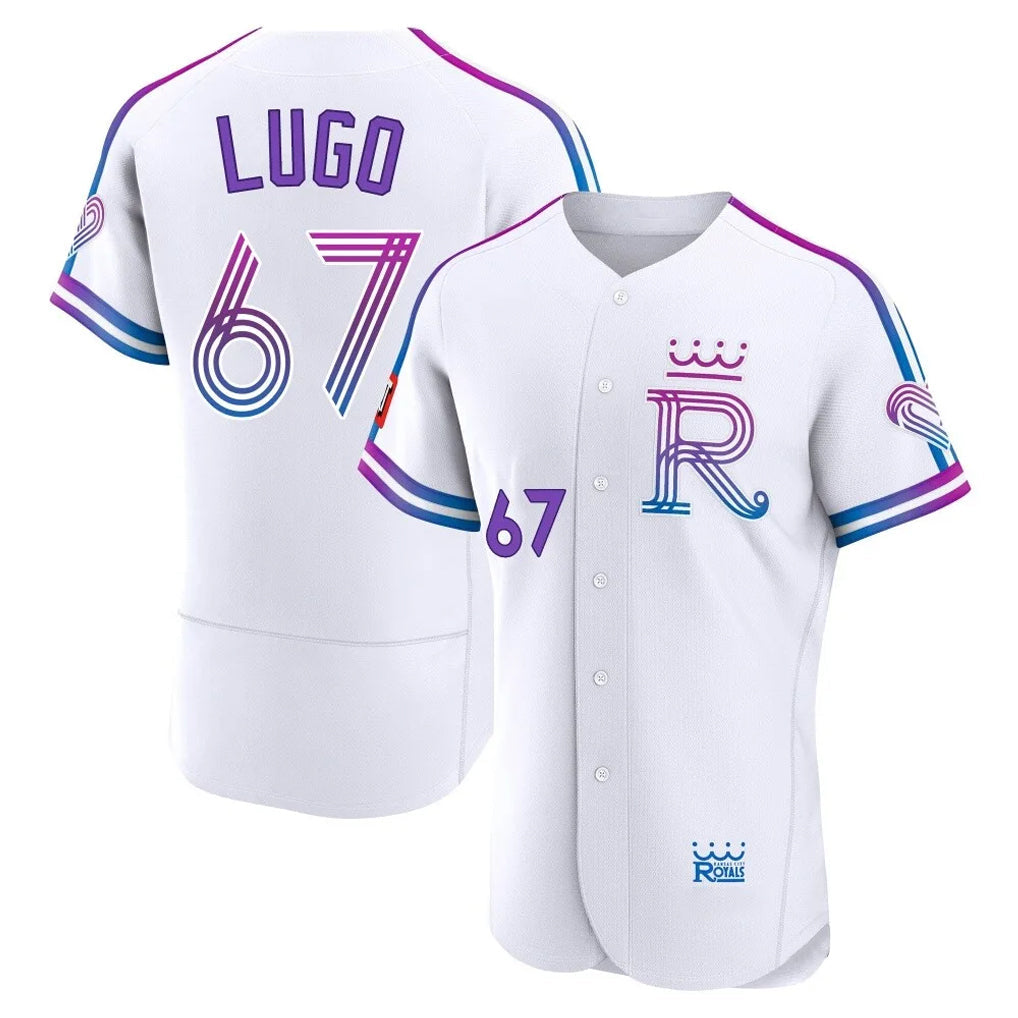 Punc KC.Royals #67 Seth Lugo Player White 2026 City Connect Limited Elite Home Stitched Jerseys