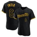 Punc KC.Royals #6 Jonathan India Player Black Snake Skin City Limited Elite Stitched Jerseys
