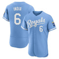 Punc KC.Royals #6 Jonathan India Player Light Blue Alt Limited Elite Home Stitched Jerseys