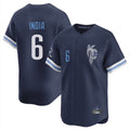 Punc KC.Royals #6 Jonathan India Player Navy City Connect Limited Home Stitched Jerseys