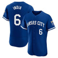 Punc KC.Royals #6 Jonathan India Player Royal Limited Elite Home Stitched Jerseys