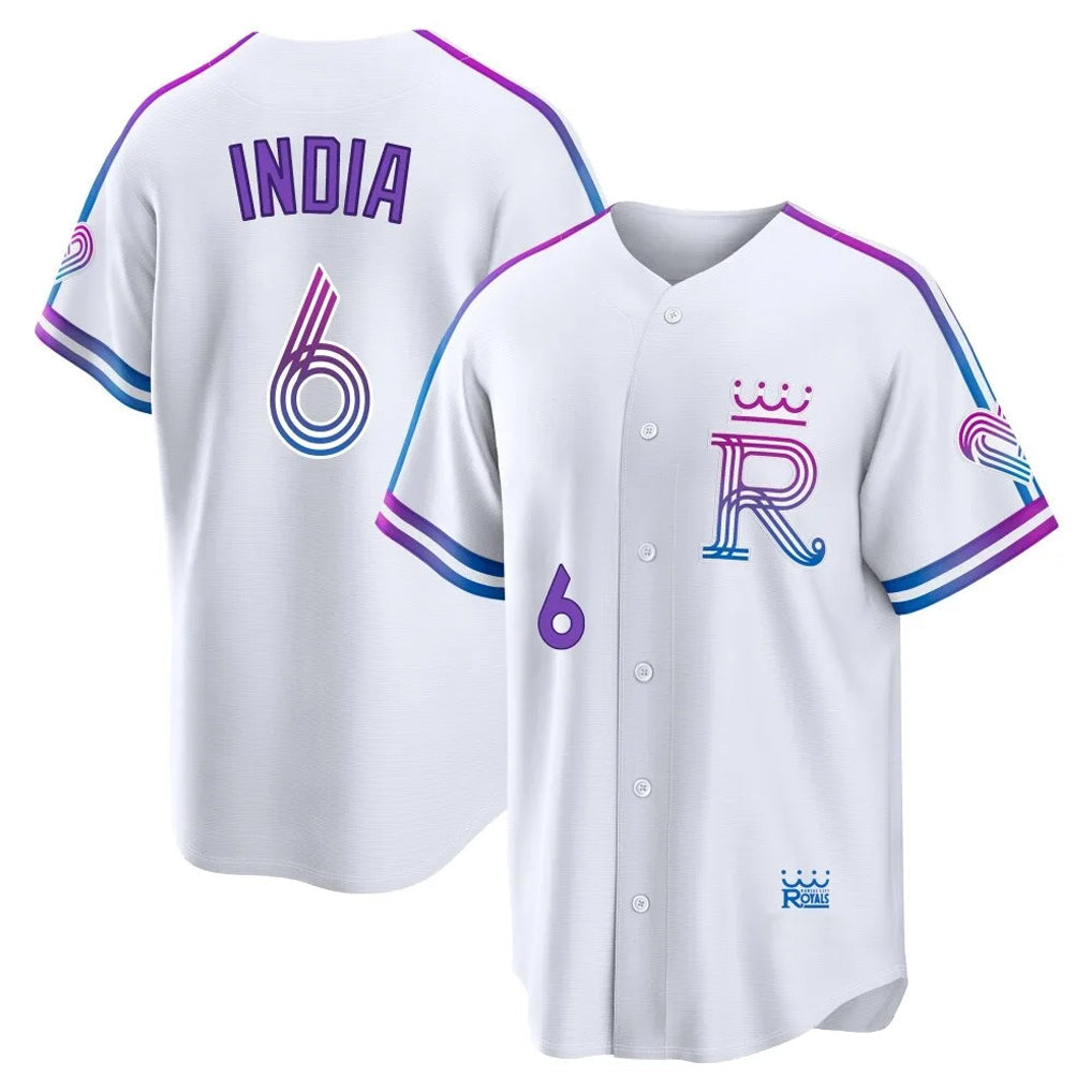 Punc KC.Royals #6 Jonathan India Player White 2026 City Connect Limited Home Stitched Jerseys